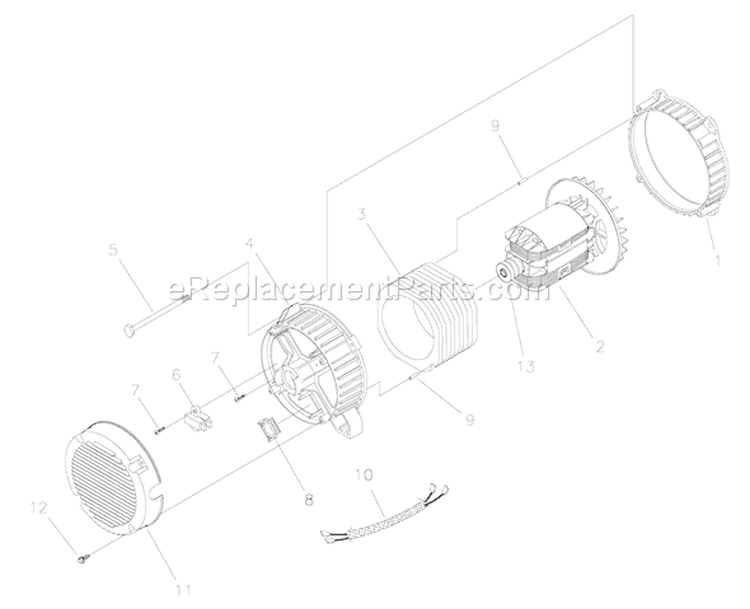 Page A Diagram and Parts List for 040248-0  Briggs and Stratton Generator